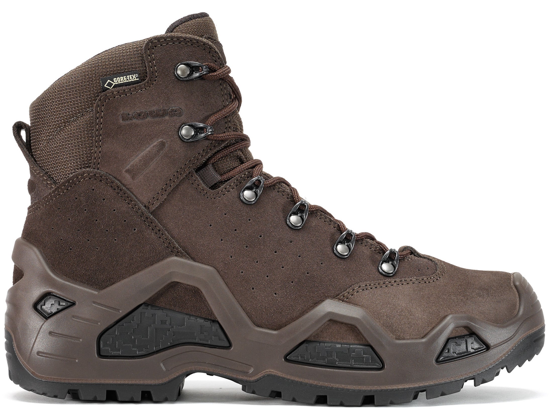 Lowa Z-6S GTX 6 GORE-TEX Hunting Boots Leather/Cordura Dark Brown