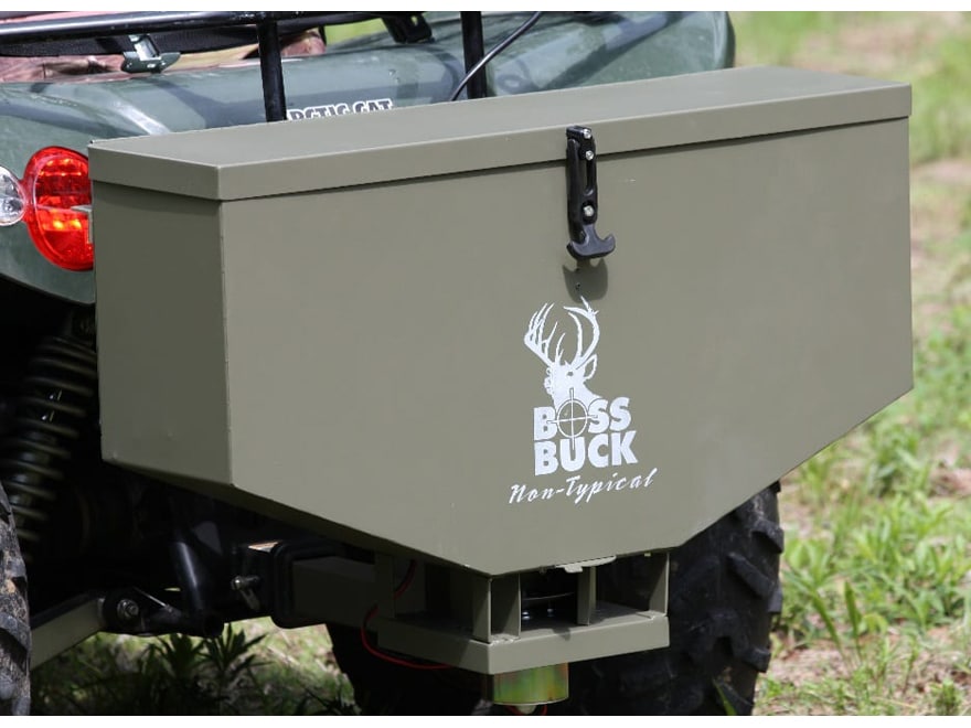 Boss Buck Broadcast Spreader/Feeder 80 lb Capacity 2 Receiver Hitch