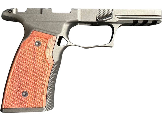 Sharps Bros Enhanced Grip Module Gen 2 Sig P365X Macro Manual Safety Aluminum Black with Brazilian Cherry Grips
