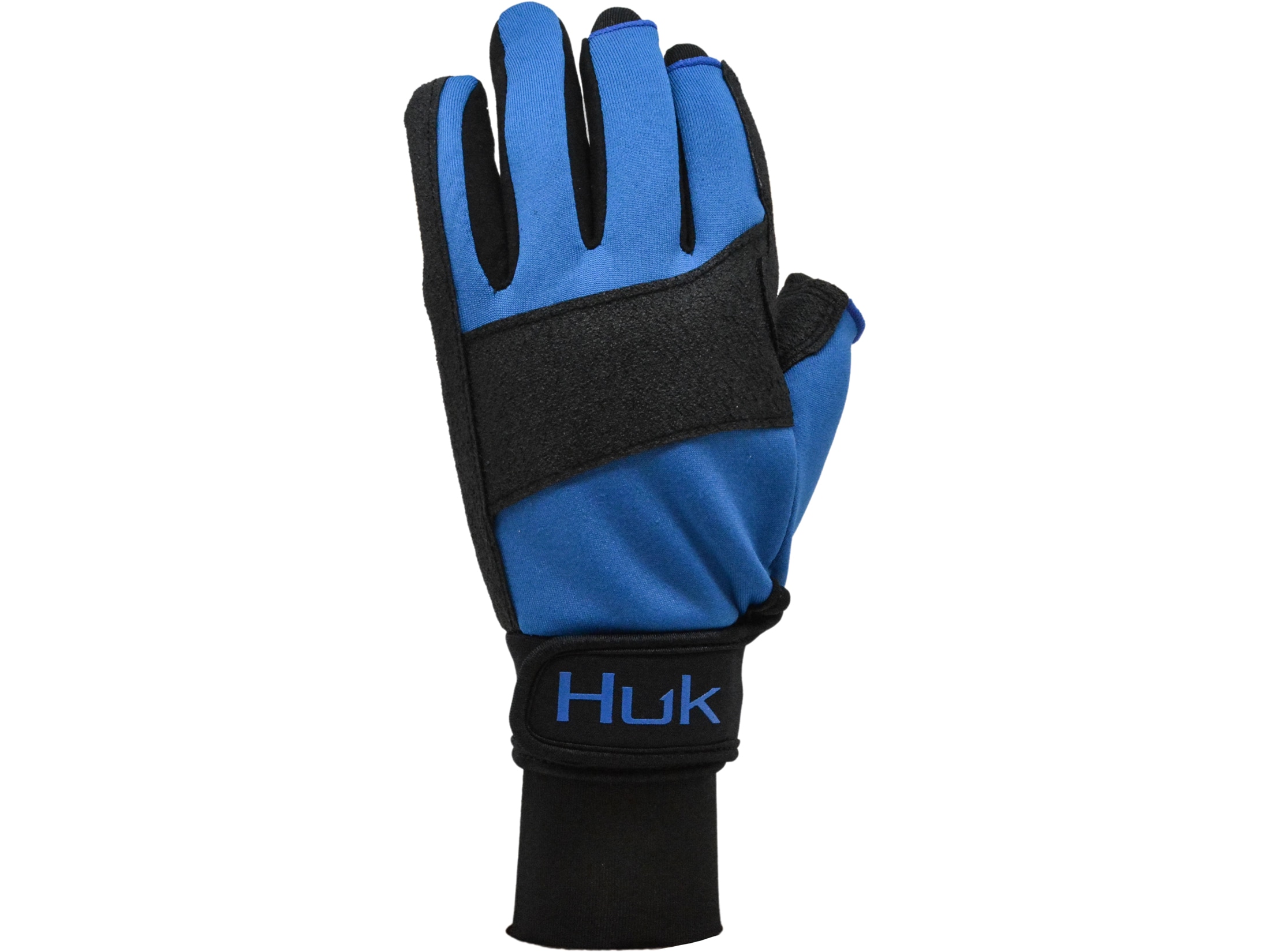 Huk Men's Wiring Fishing Gloves Huk Blue Large/XL