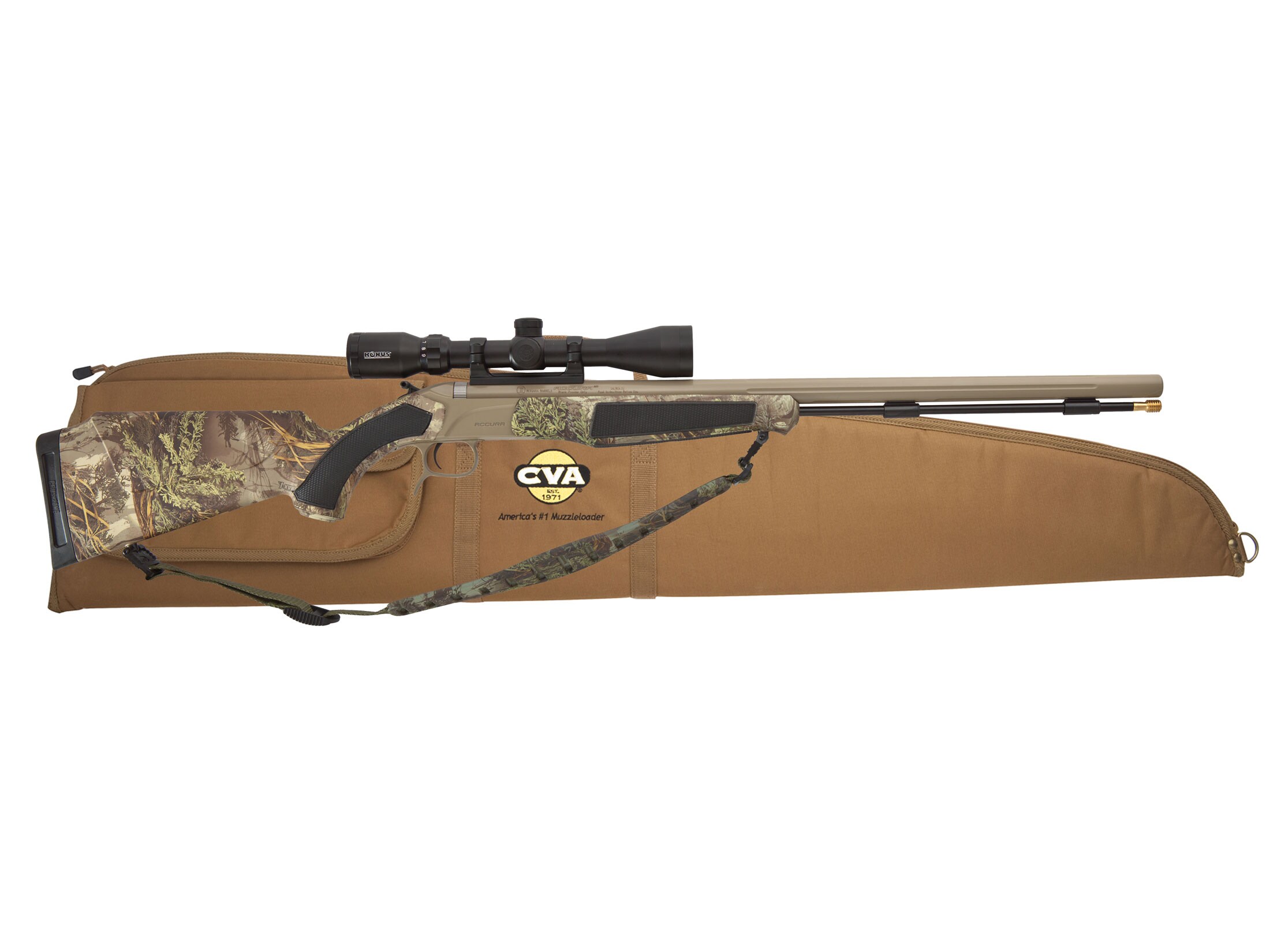 CVA Accura MR Muzzleloading Rifle KonusPro 3-9x40mm IR Scope 50 Cal 25