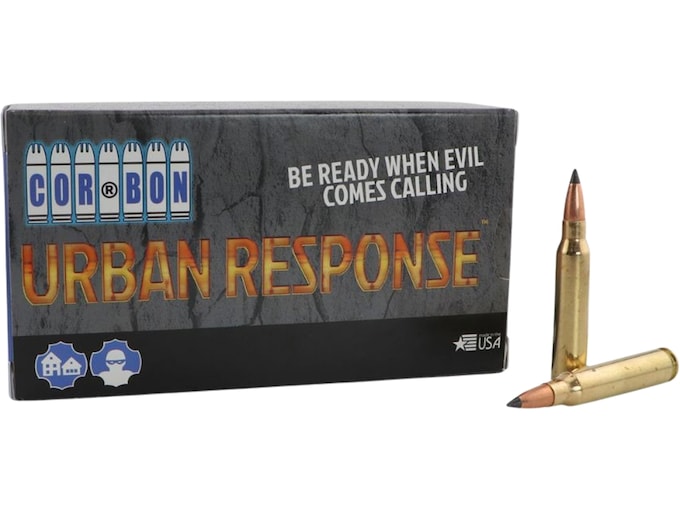 Cor-Bon Urban Response 223 Remington Ammo 55 Grain Polymer Tip Box of 20