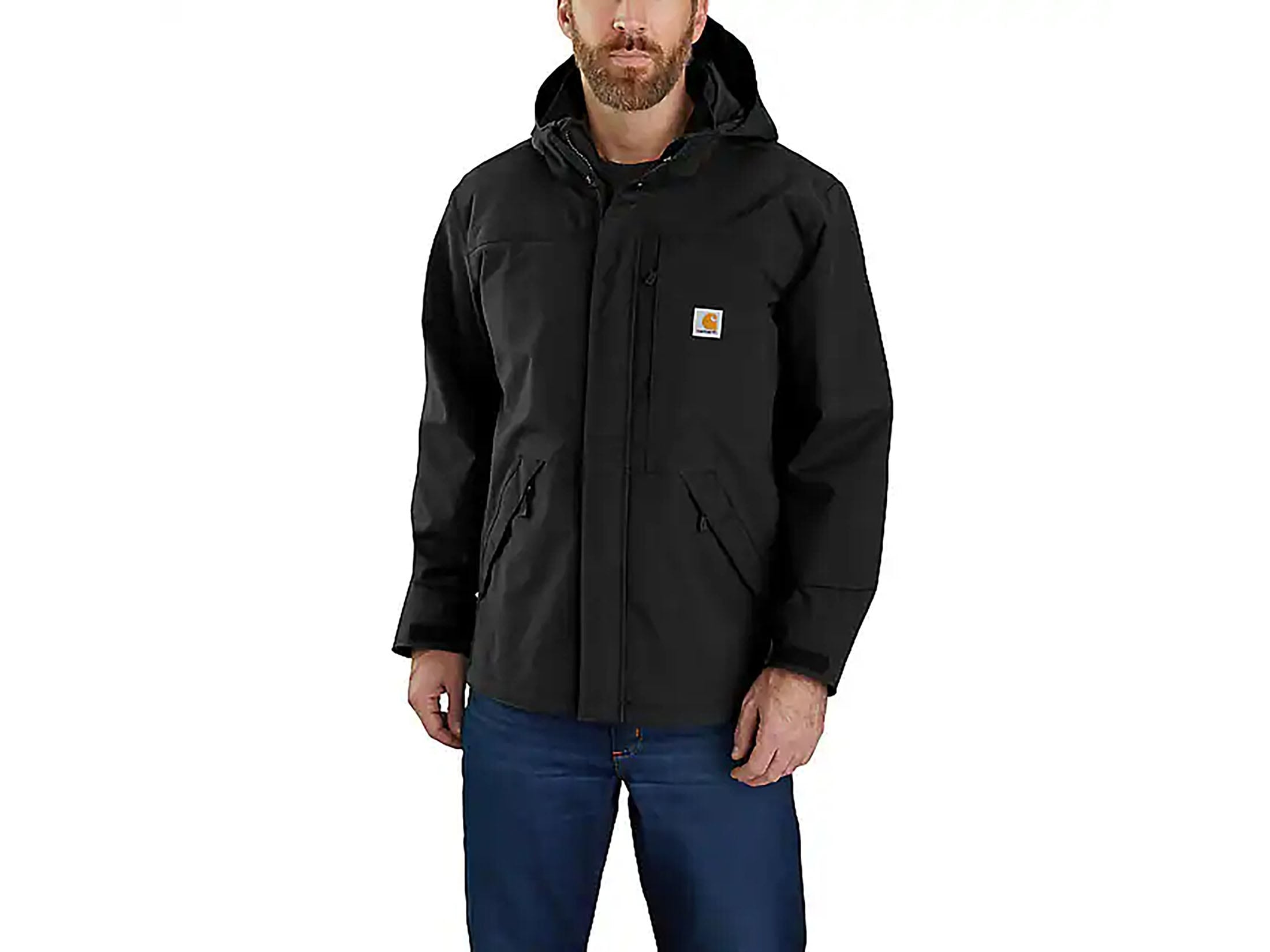 Carhartt Men's Storm Defender Loose Fit Heavyweight Jacket Black XL