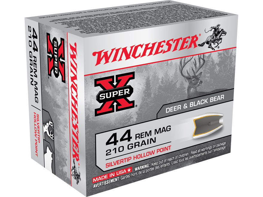 Winchester Super X 44 Remington Mag Ammo 210 Grain Winchester