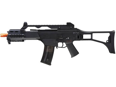 HK G36C AEG Comp Airsoft Rifle 6mm BB Battery Powered Full-Auto/Semi-Auto Black