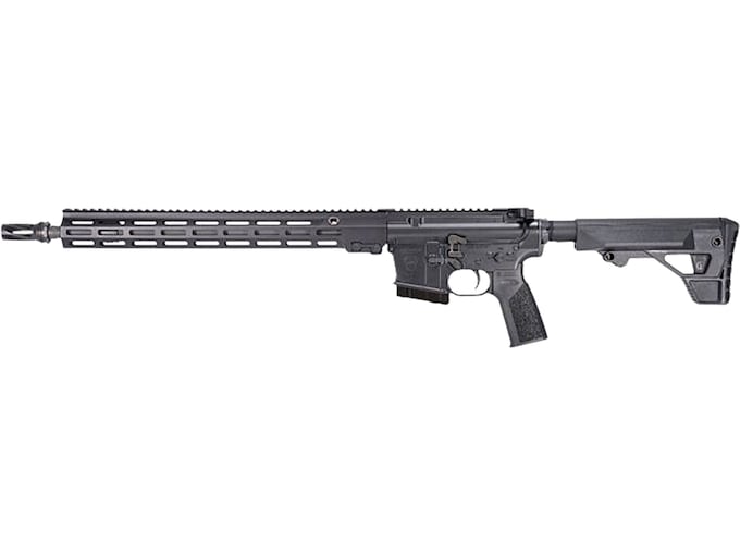 Geissele GFR Maritime Recce Semi Automatic Rifle 6mm Advanced Rifle Cartridge (6mm ARC) 18" Black Threaded Barrel Black Frame Black Pistol Grip
