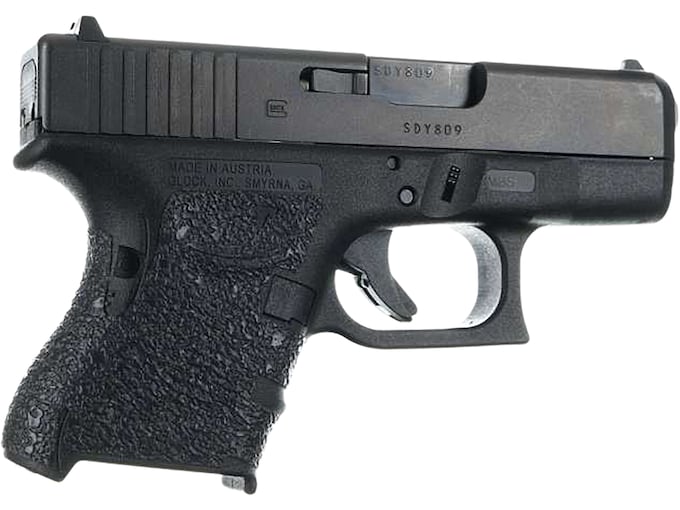 Talon Grips Grip Tape for Glock 26, 27, 28, 33, 39 Gen 4 No Backstrap Rubber Black