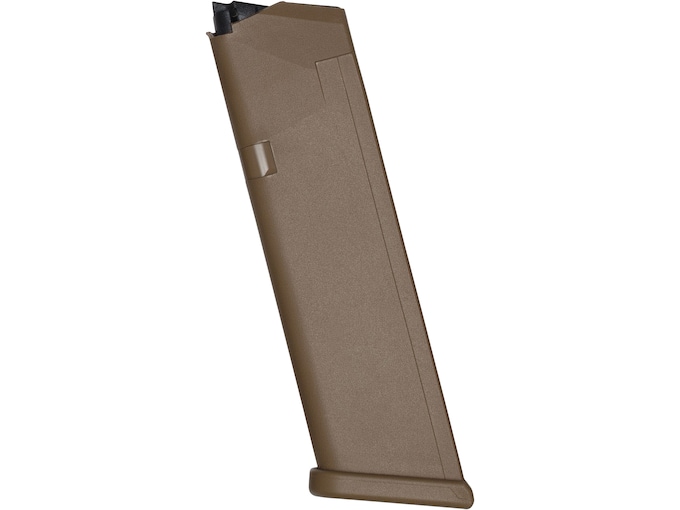 Glock 17, 17L, 18, 19, 19x, 26, 34, 47, 49 Gen 4 Magazine 9mm Luger 17-Round Polymer Coyote