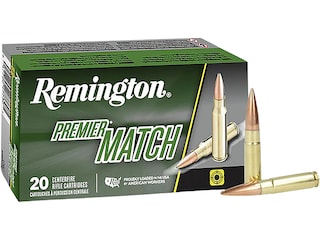 Remington Premier Match 300 AAC Blackout Ammo 125 Grain Sierra MatchKing Jacketed Hollow Point Box of 20