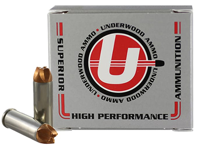 Underwood Xtreme Defender 45 Colt (Long Colt) Ammo 135 Grain Lehigh Xtreme Defense Fluted Box of 20