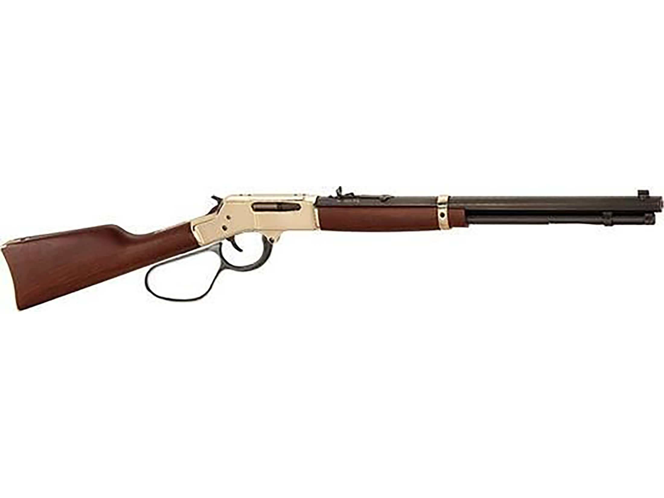 Henry Brass Lever Action Rifle 30-30 Winchester 20 Blued Barrel Brass