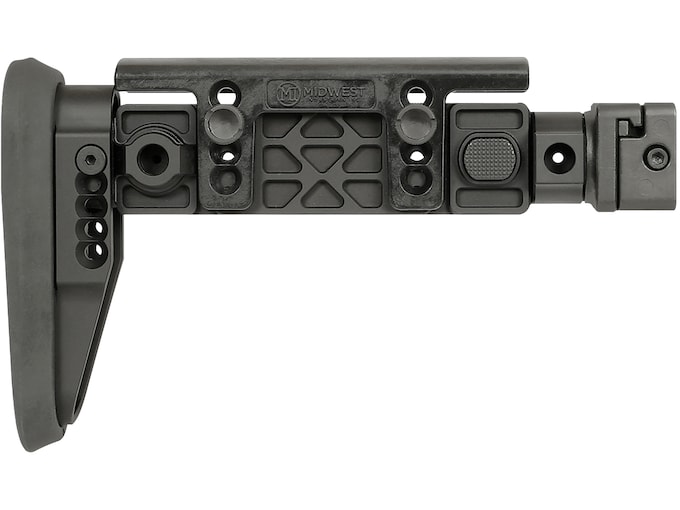 Midwest Industries Alpha Series Picatinny Folding Stock Black