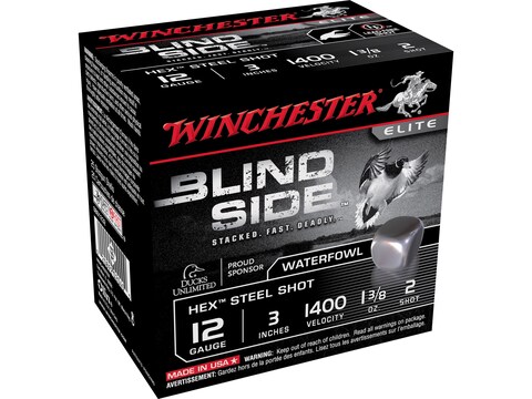 Winchester Blind Side Ammunition 12 Gauge Non-Toxic Steel Shot