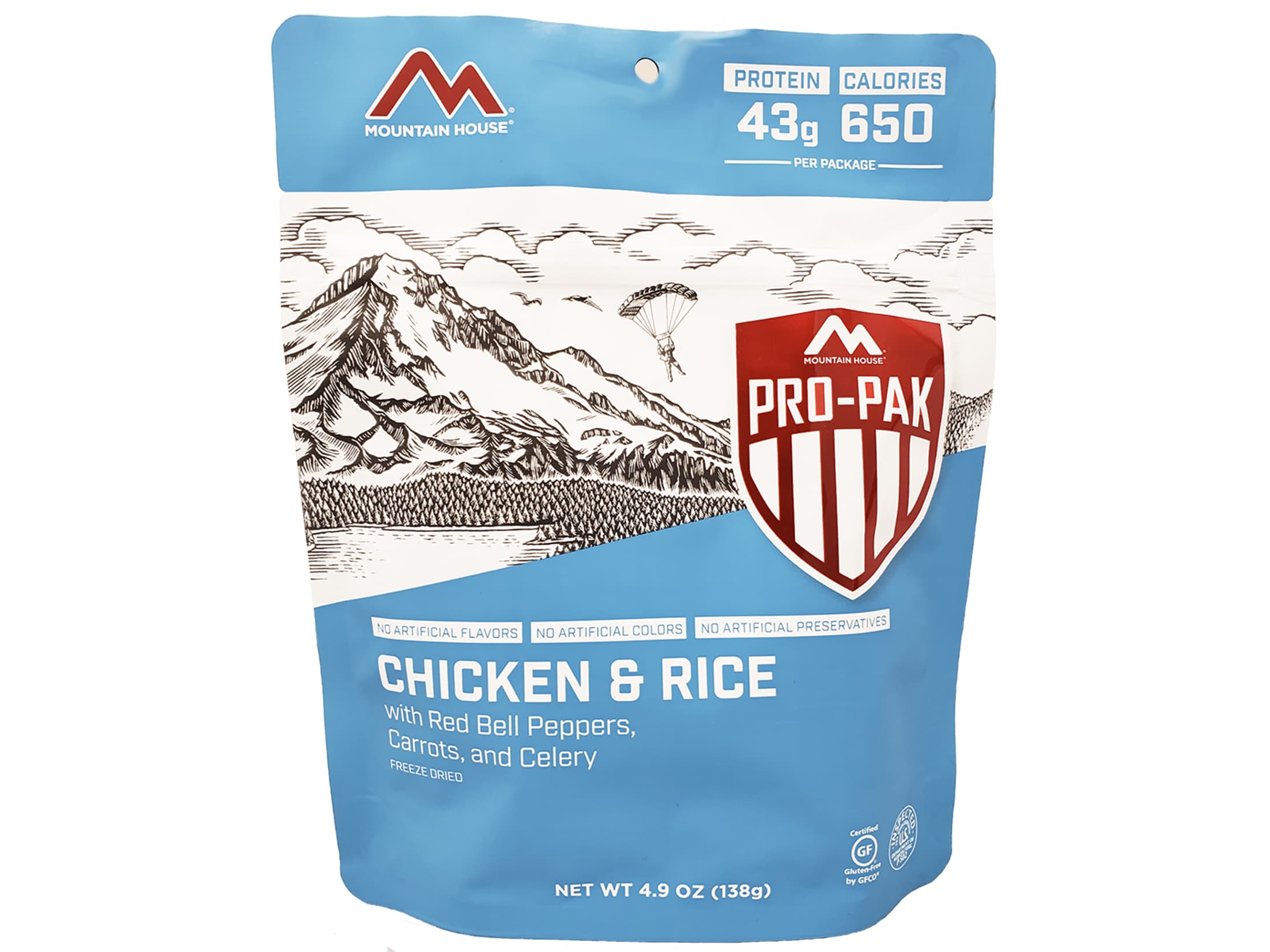 Mountain House Pro Pak Chicken & Rice Gluten Free Freeze Dried Food