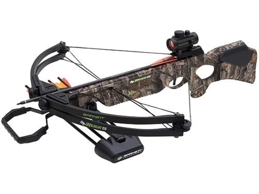 Barnett Wildcat C5 Crossbow Package Red Dot Sight Realtree Hardwoods