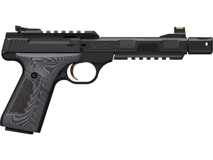 Browning Buck Mark Contour Pro Semi Automatic Pistol 22 Long Rifle 5.9″ Barrel 10+1-Round Black Black