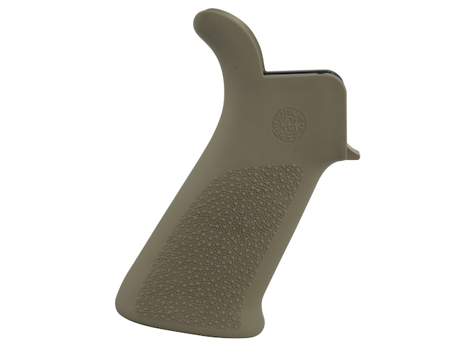 Hogue OverMolded Beavertail Cobblestone Desert Tan Rubber Pistol Grip AR-15, M16
