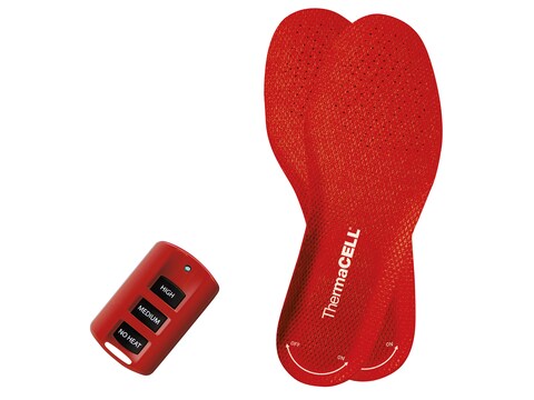 XX Large Size Thermacell Rechargeable Heated Insoles w/ Wirelsee Remote