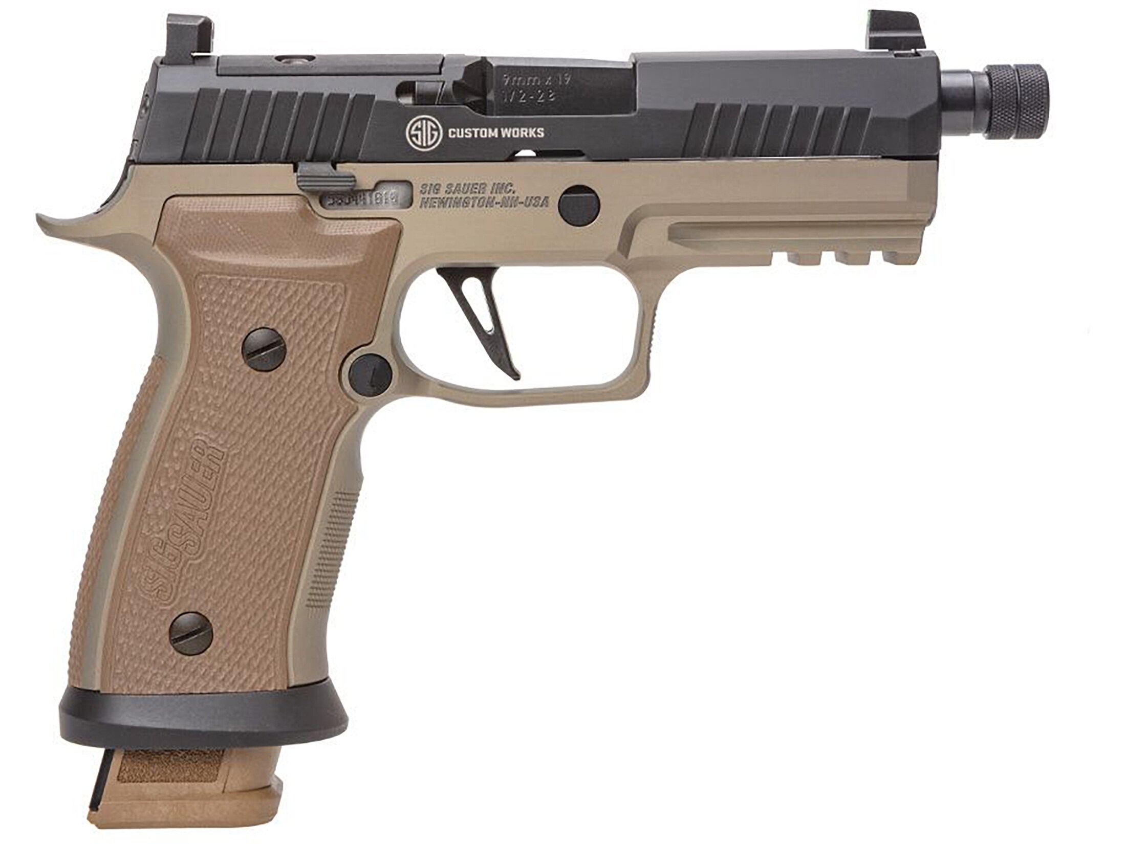 Sig Sauer P320 AXG Combat 9mm Luger Pistol 4 6 Threaded Barrel 21 1