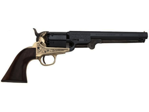 Pietta 1851 Navy Black Powder Revolver 36 Cal 7.5 Barrel Brass Frame