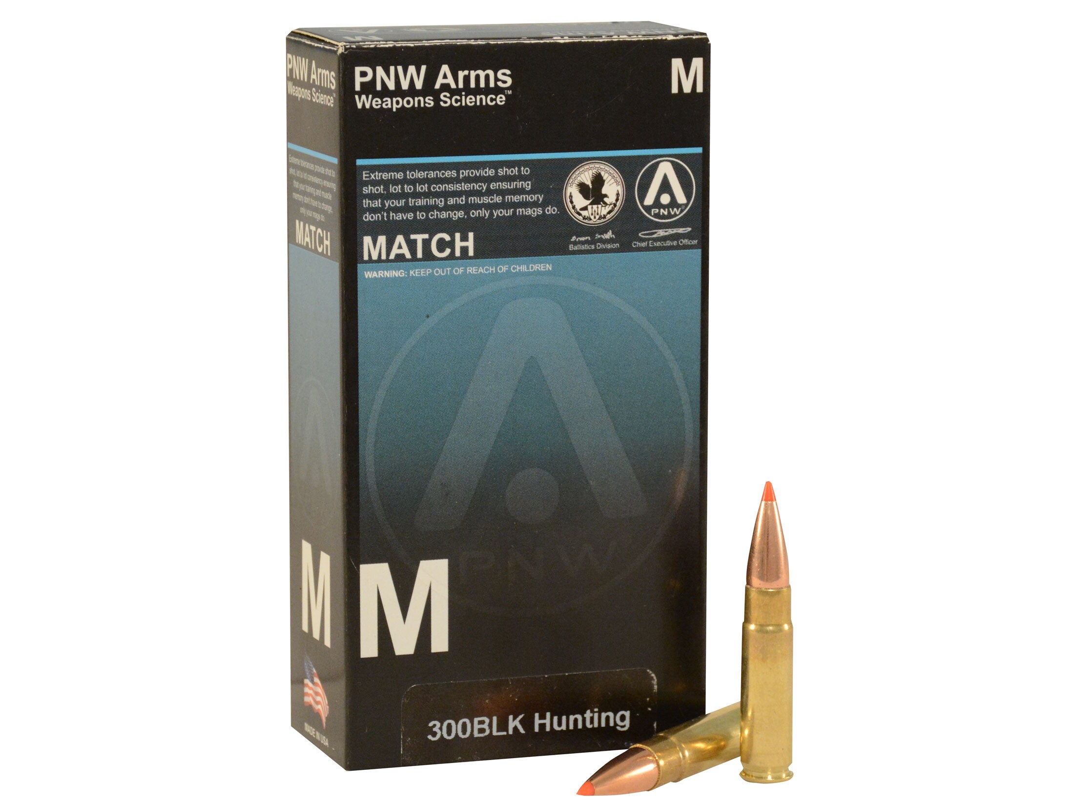 PNW Arms 300 Blackout (7.62x35mm) Ammo 125 Grain Hornady SST (Super