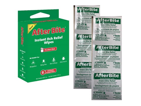 After Bite Travel Pack Insect Bite Treatment Wipes