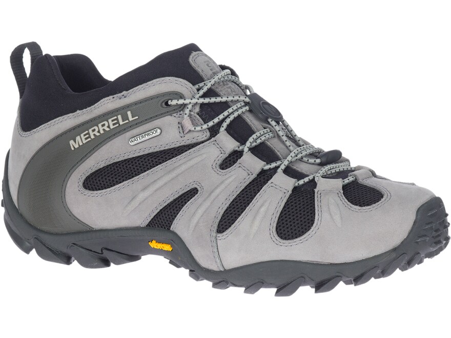 Merrell Chameleon 8 Stretch Waterproof Hiking Boots Leather Charcoal