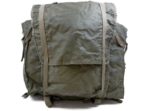 Military Surplus French F1 Backpack Grade 2 Olive Drab Small