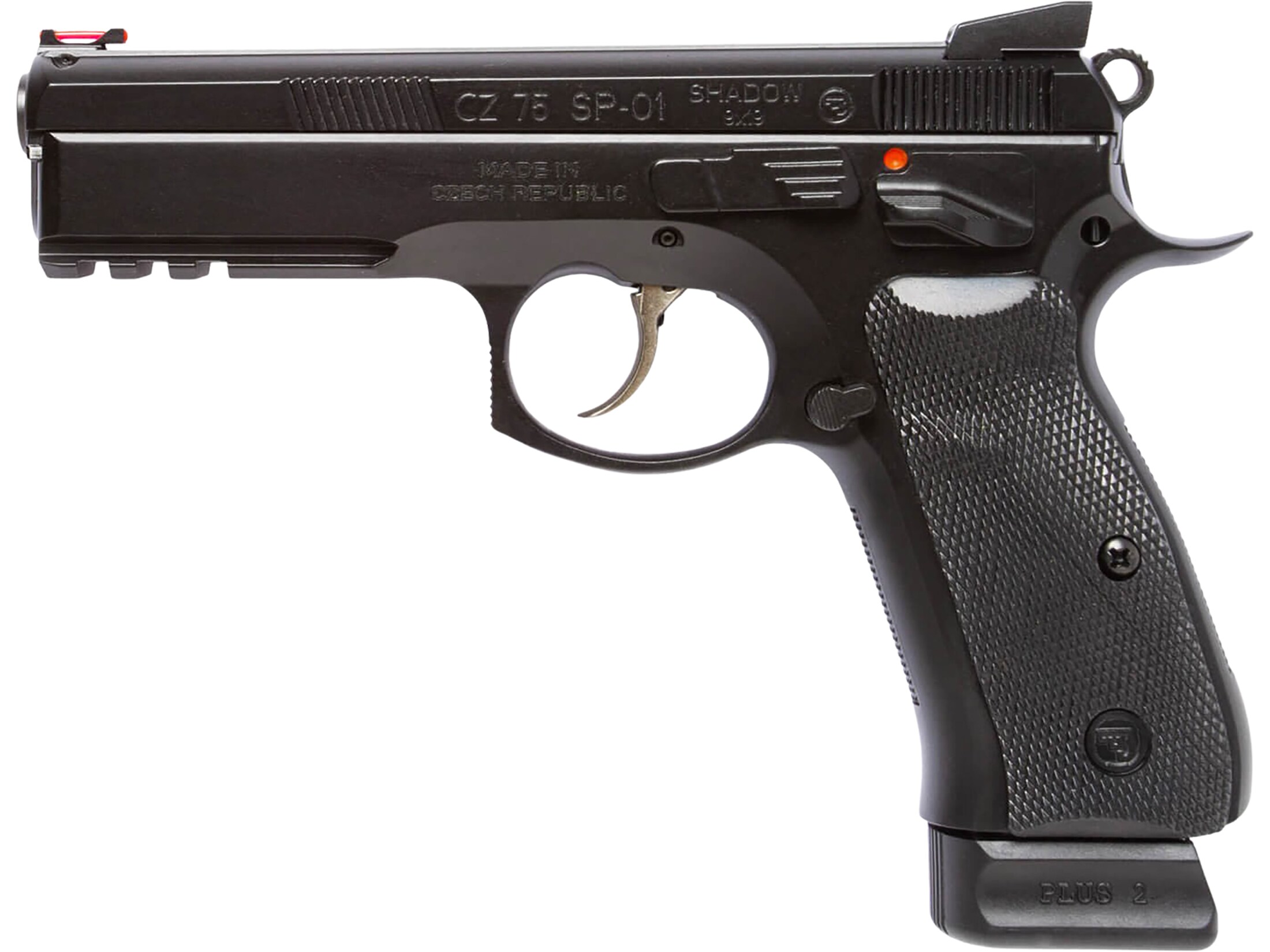 CZ-USA 75 SP-01 Shadow 9mm Luger Pistol 4.7 Barrel 19+1 Round Black