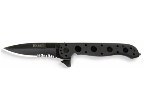 CRKT M16-13ZLEK Folding Knife 3.375 Spear Point AUS 8 Serrated Stainless Steel Blade wi...