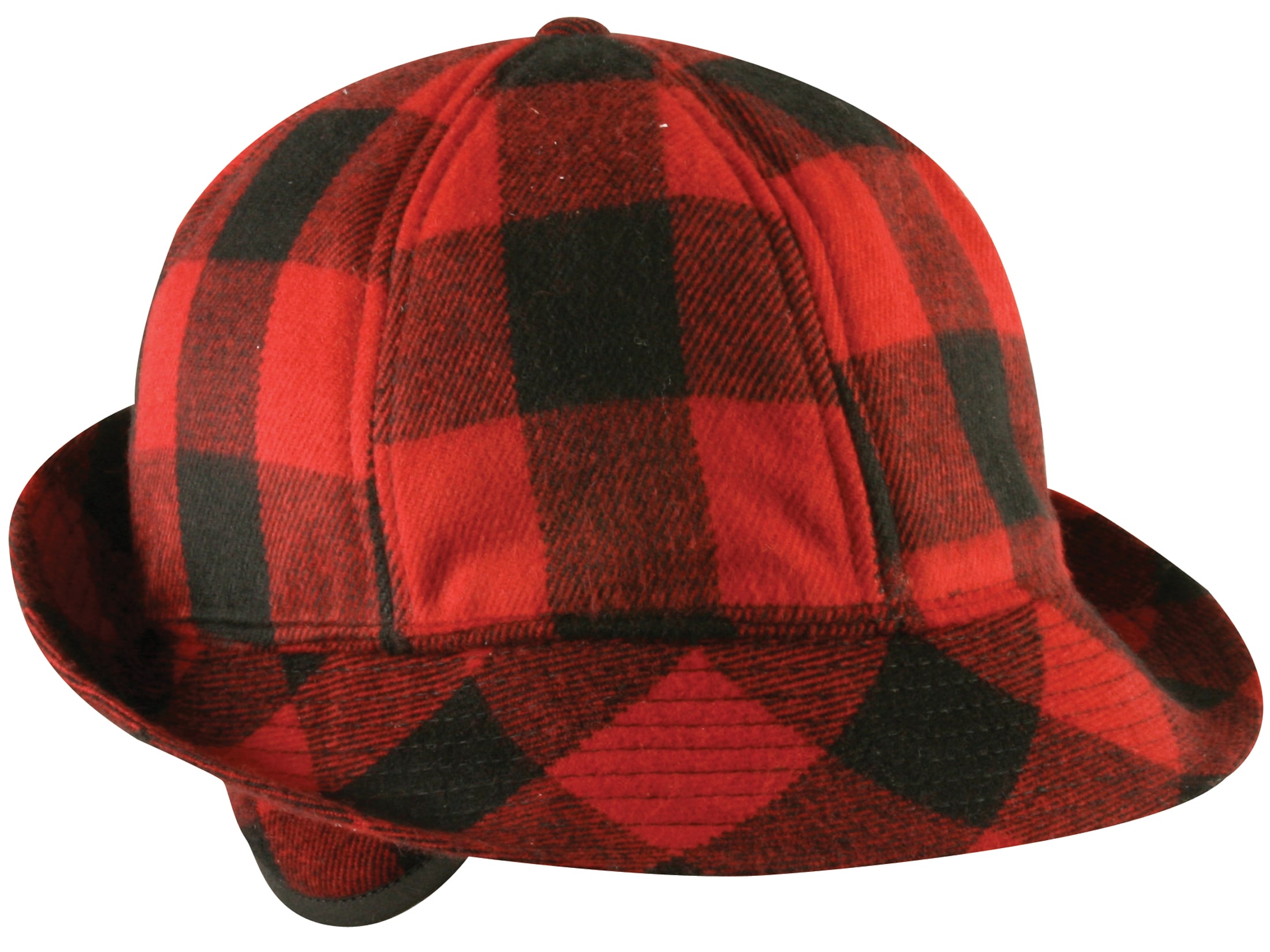 Outdoor Cap Insulated Jones Hat Polyester Red Flannel