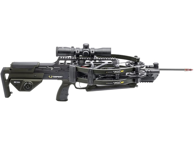 TenPoint TRX 26 Crossbow with RangeMaster 100 Scope ACUslide Maxx Moss Green