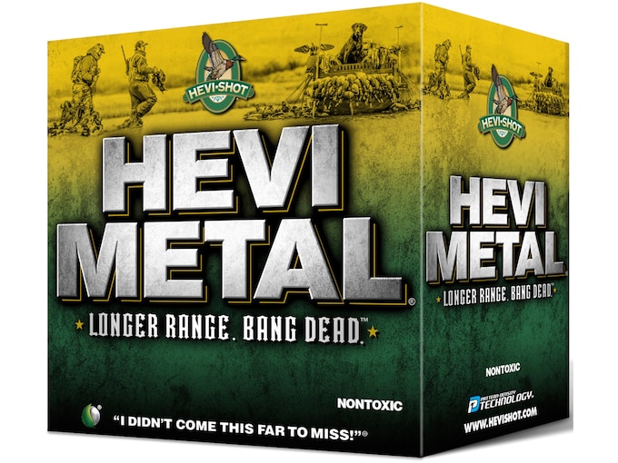 HEVI-Metal HS39004 HEVI-Metal Longer Range 20Gauge 3″ 1oz 4Shot 25 Per Box/10 Case