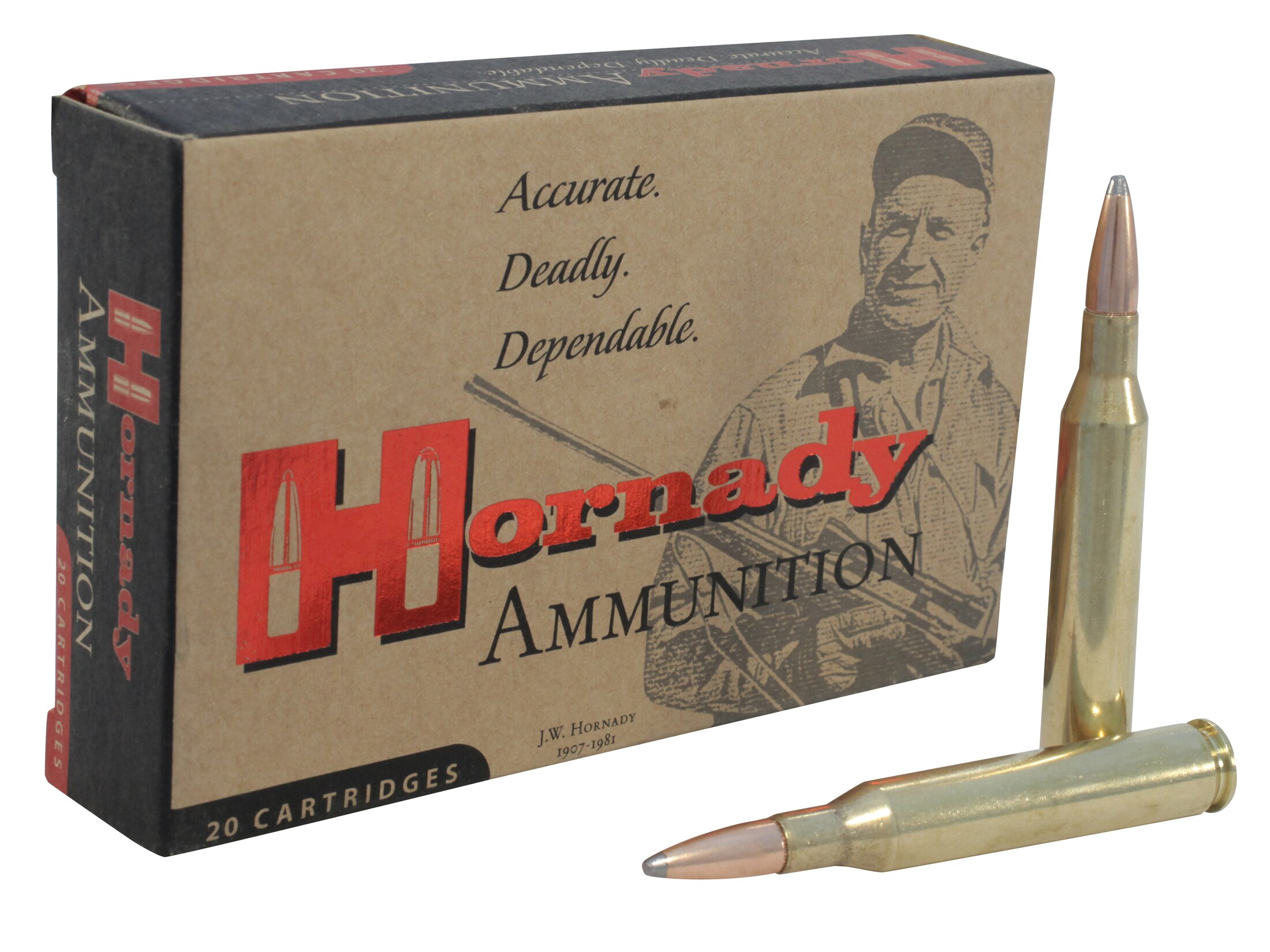 Hornady Custom Ammo 25-06 Remington 117 Grain InterLock Spire Point