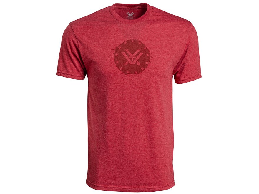 Vortex Optics Men's R.E.D. Logo T-Shirt Cotton/Polyester Red Heather