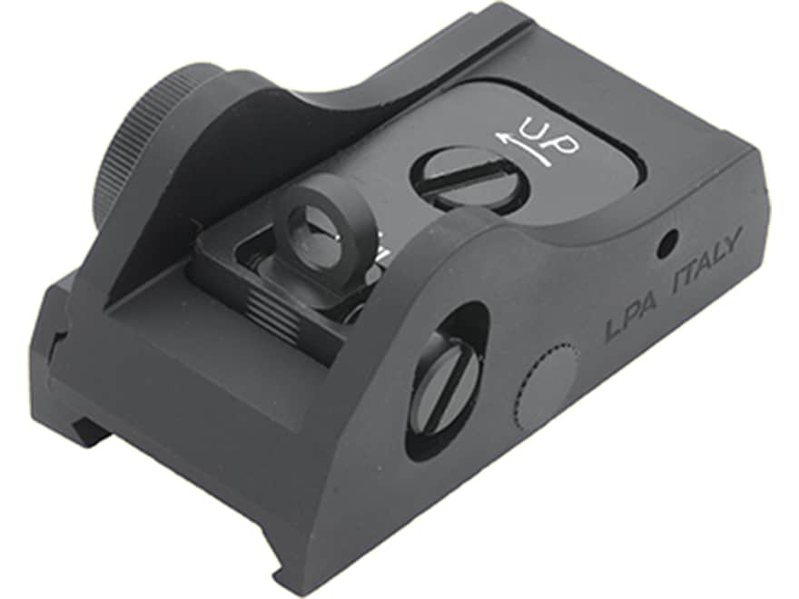 Lpa Bar Tactical Series Ghost Ring Rear Sight Weaver Style Mount Steel