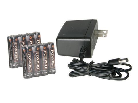 FoxPro NiMh II Battery Charger with 8 Rechargeable Batteries