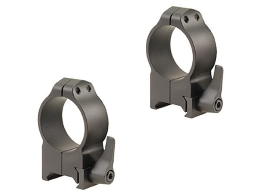 Warne Maxima QD Weaver 34mm Scope Rings Matte Black Low