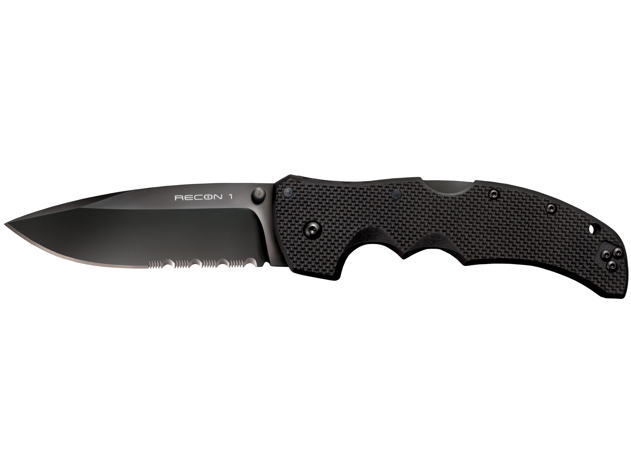 Cold Steel Recon 1 Folding Pocket Knife 4 Partially Serrated Spear