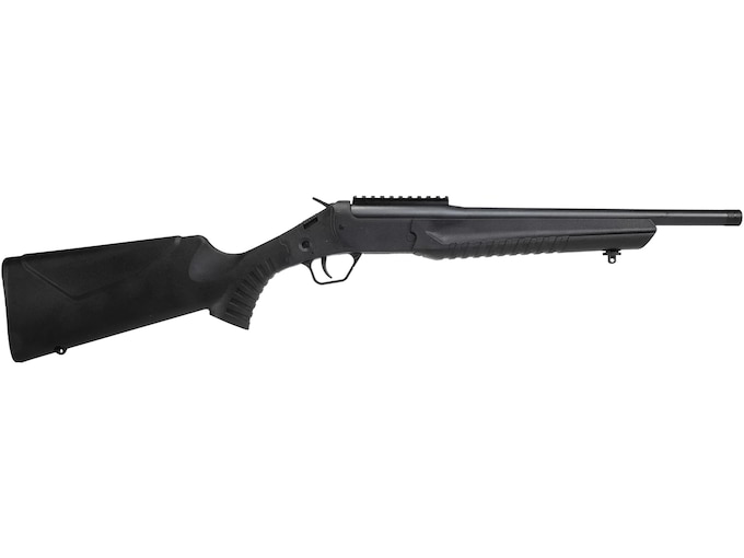 Rossi LWC Single Shot Rifle 300 AAC Blackout (7.62x35mm) 16.5" Black Threaded Barrel Black Frame Black Field Stock