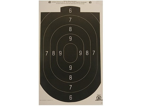NRA Official Action Pistol Targets B-24 50' Paper Package of 100