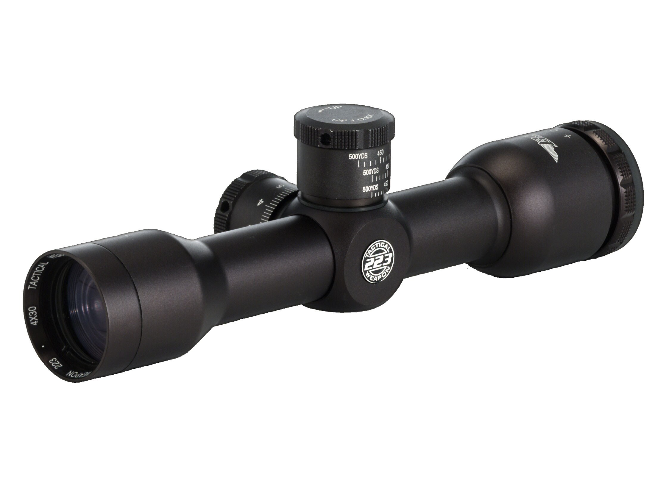 BSA Tactical Weapon Rifle Scope 1 Tube 2-7x 32mm Mil-Dot Reticle Matte