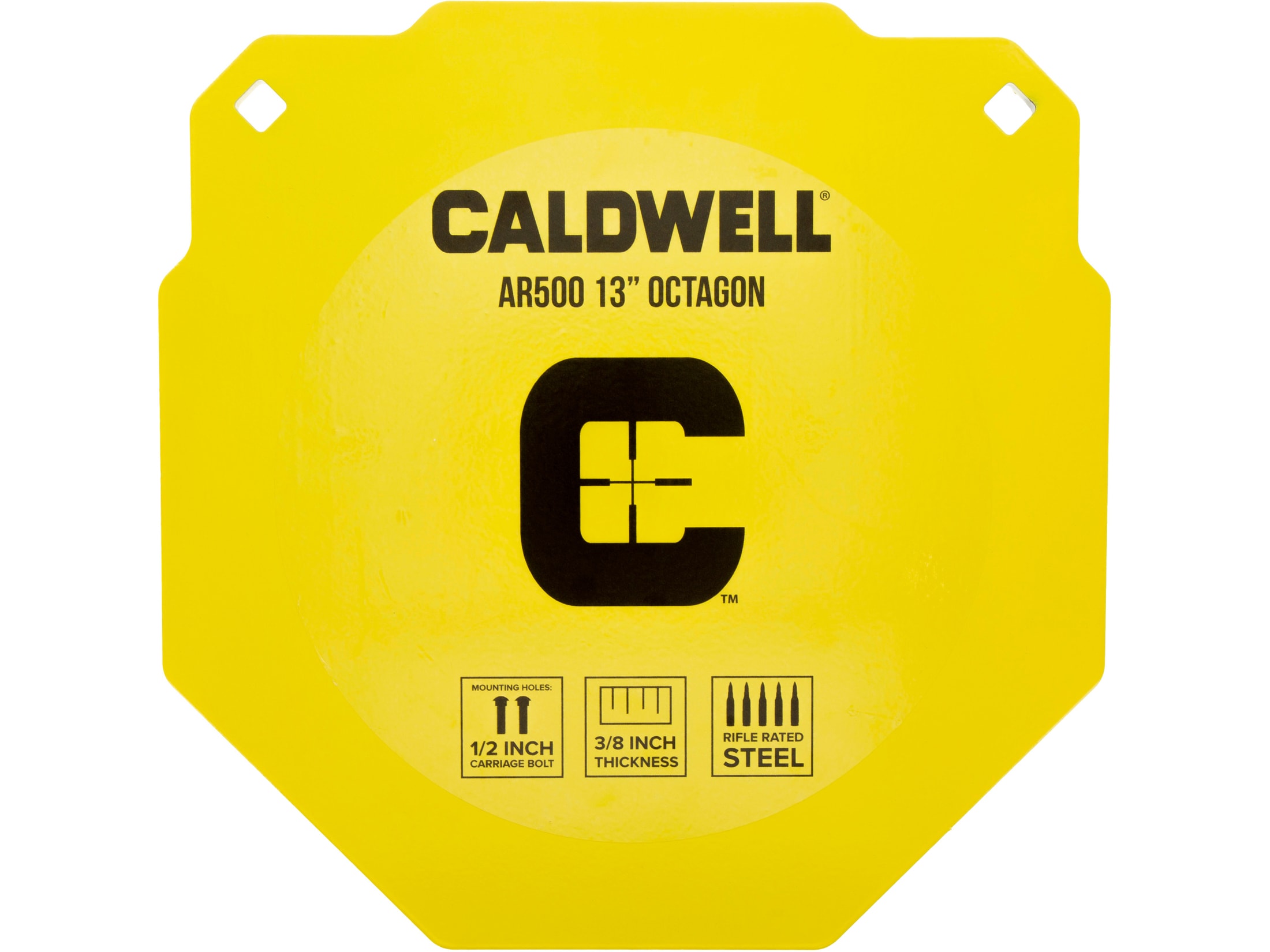 Caldwell 13 Octagon 3/8 AR500 Steel Target