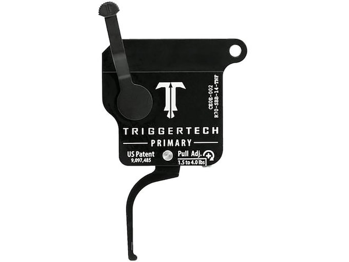 TriggerTech Primary Single Stage Trigger for Remington 700 Clones Flat Black