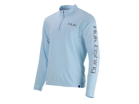 Huk Men's Icon X Performance 1/4 Zip Long Sleeve Shirt Polyester/Spandex
