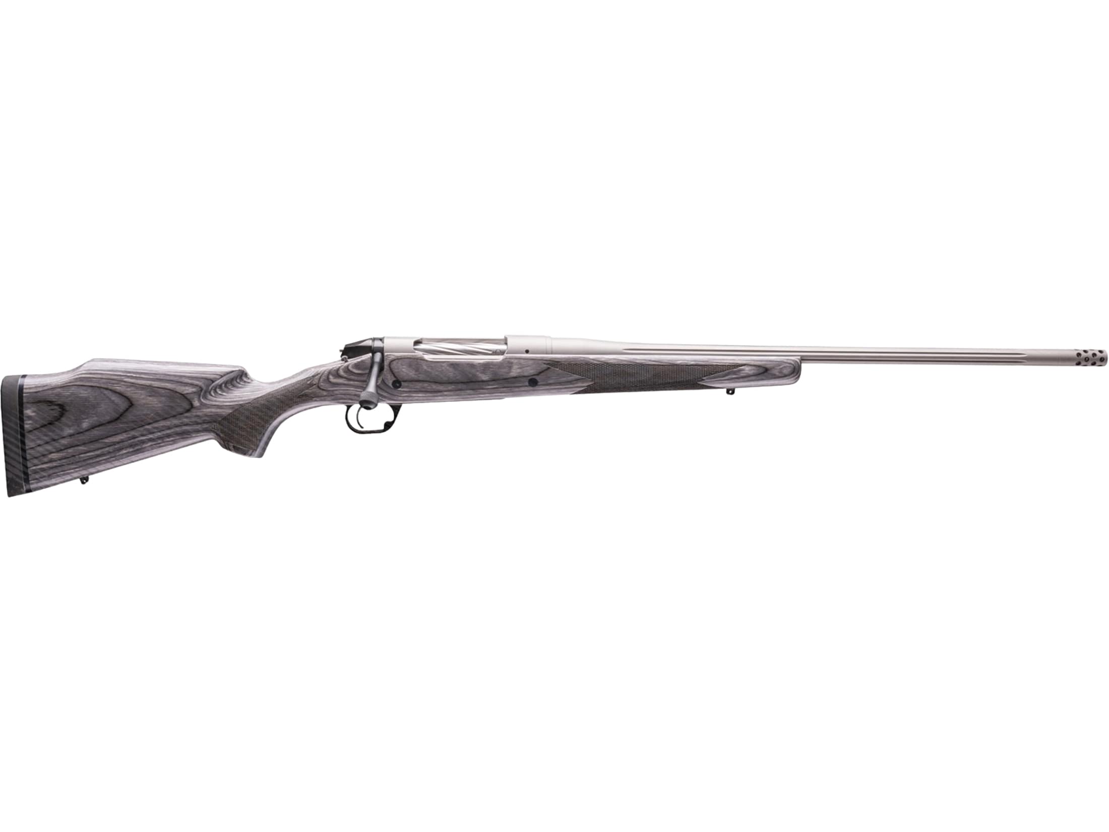 Bergara Platinum Stalker Bolt Action Rifle 375 H&H Magnum 22" Fluted Titanium Threaded Barrel Titanium Frame Pepper Field Stock