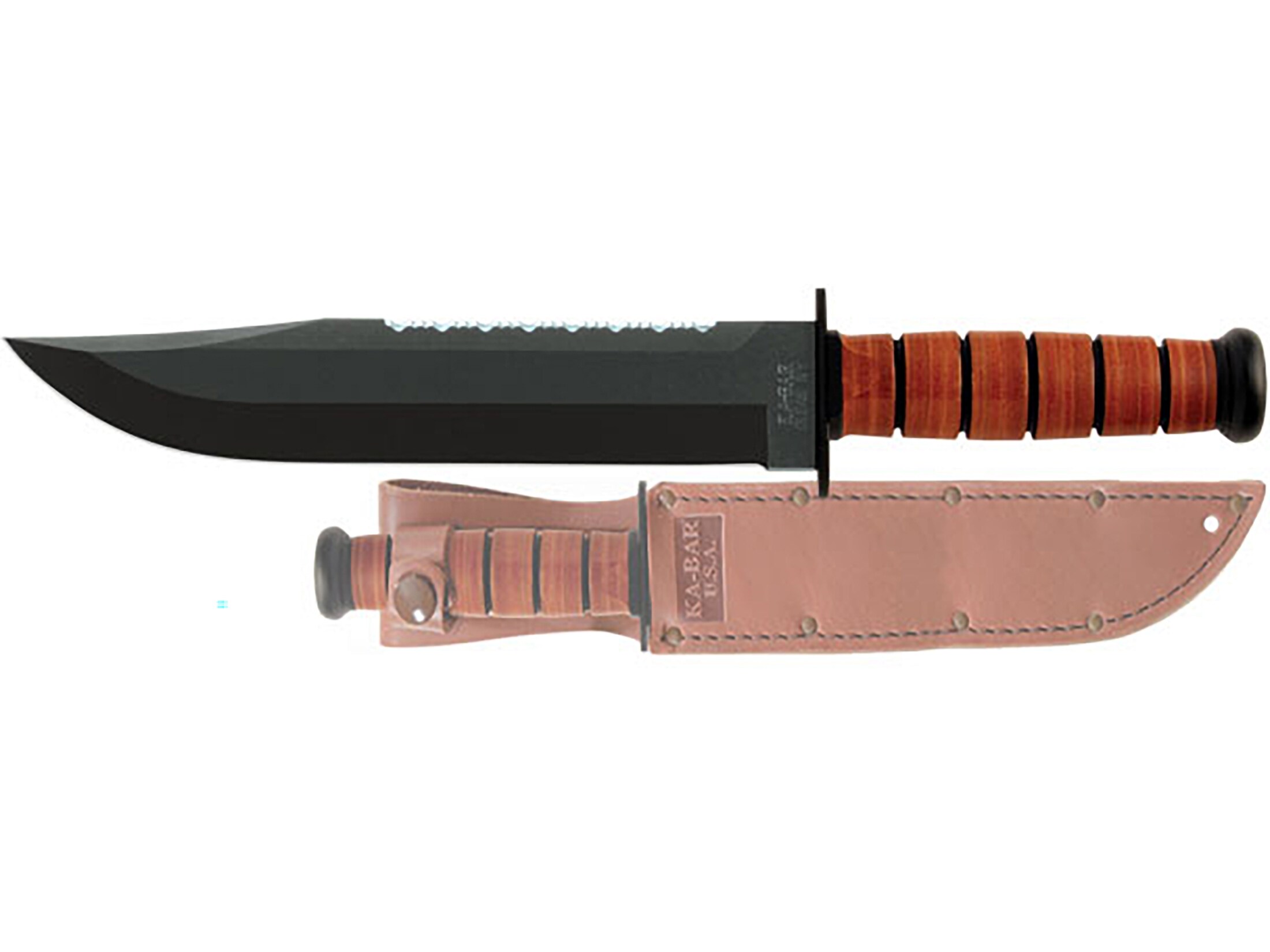 Ka Bar Big Brother Fixed Tactical Blade Knife 9 38 Clip Point Serrated