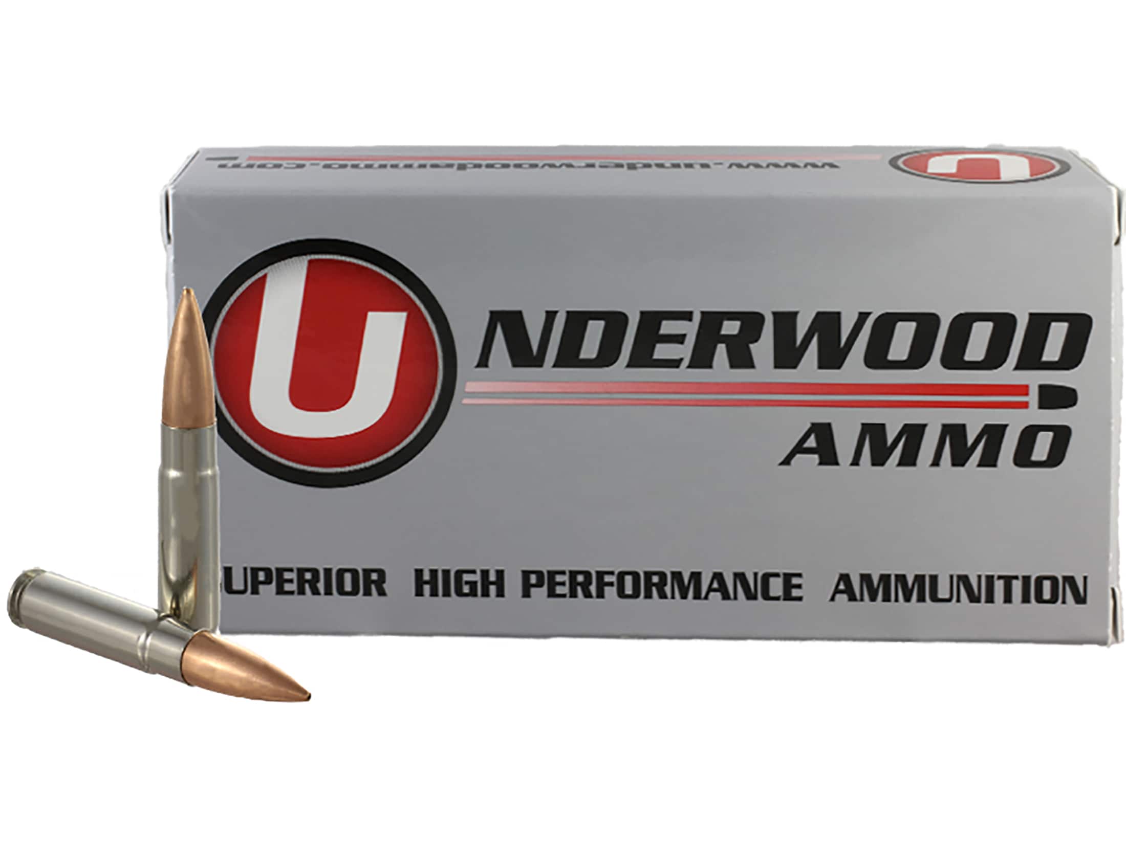 Underwood Ammunition 300 AAC Blackout Subsonic 220 Grain Match Hollow Point Boat Tail Box of 20