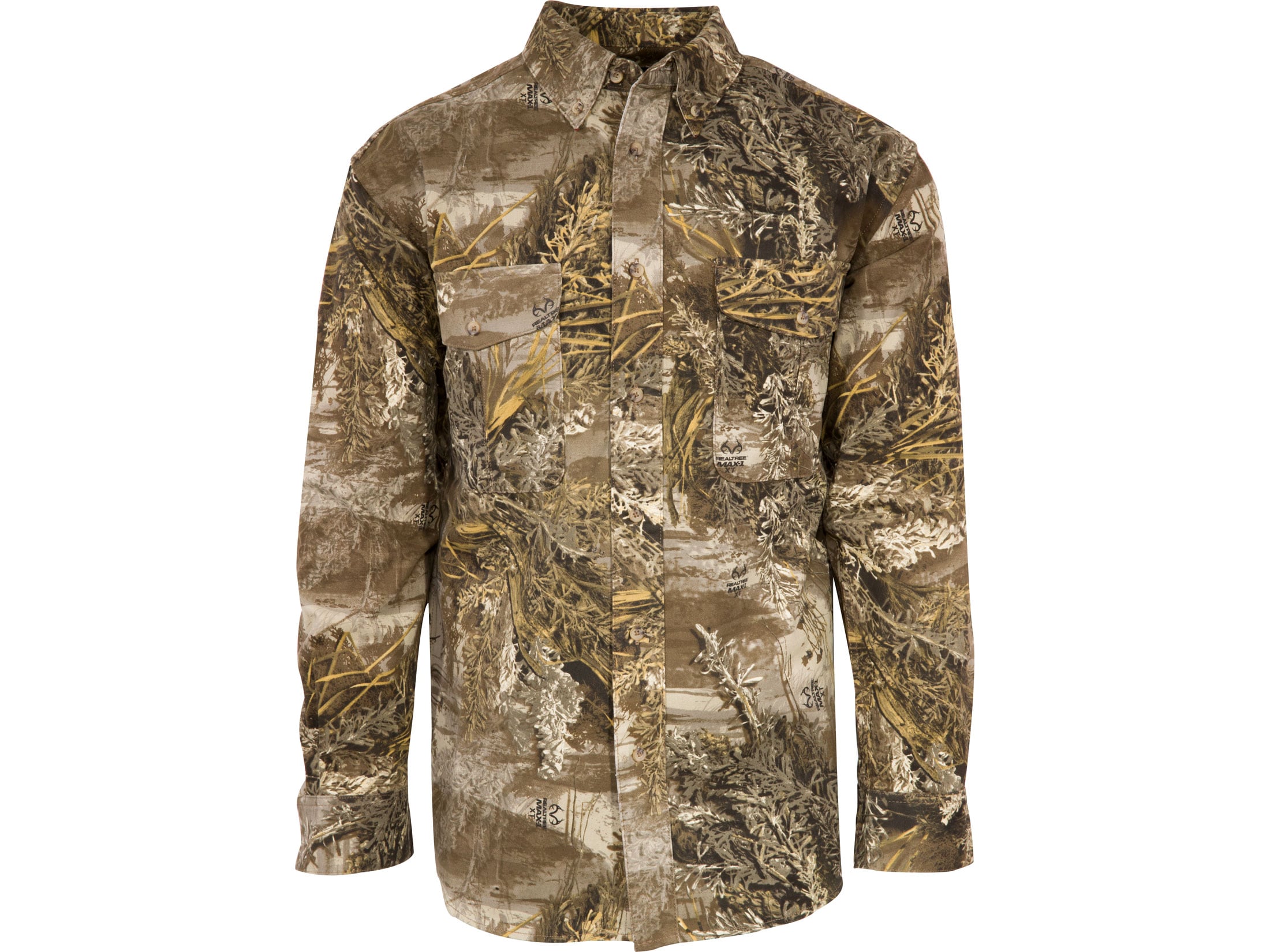 MidwayUSA Men's All Purpose Long Sleeve Field Shirt Realtree Timber