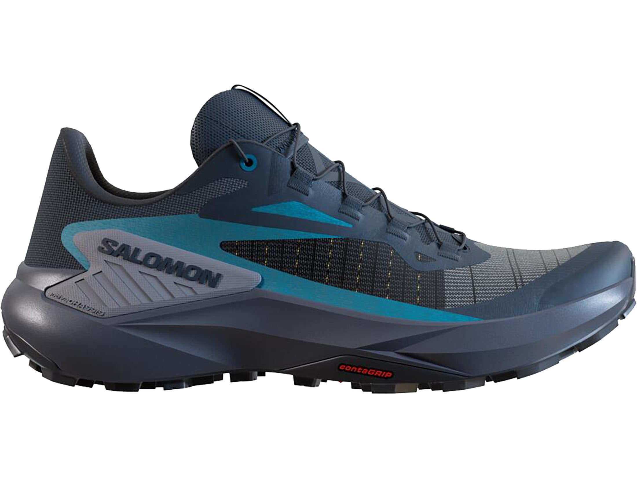 Salomon Genesis Hiking Shoes Synthetic Black/Sulphur